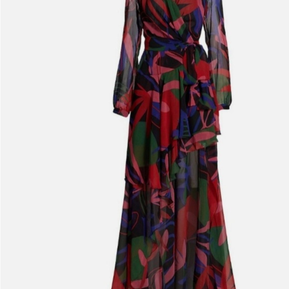 PatBO Wrap Dress Rio High Low
Gown Maxi Dress Resort Luxury - Picture 3 of 3